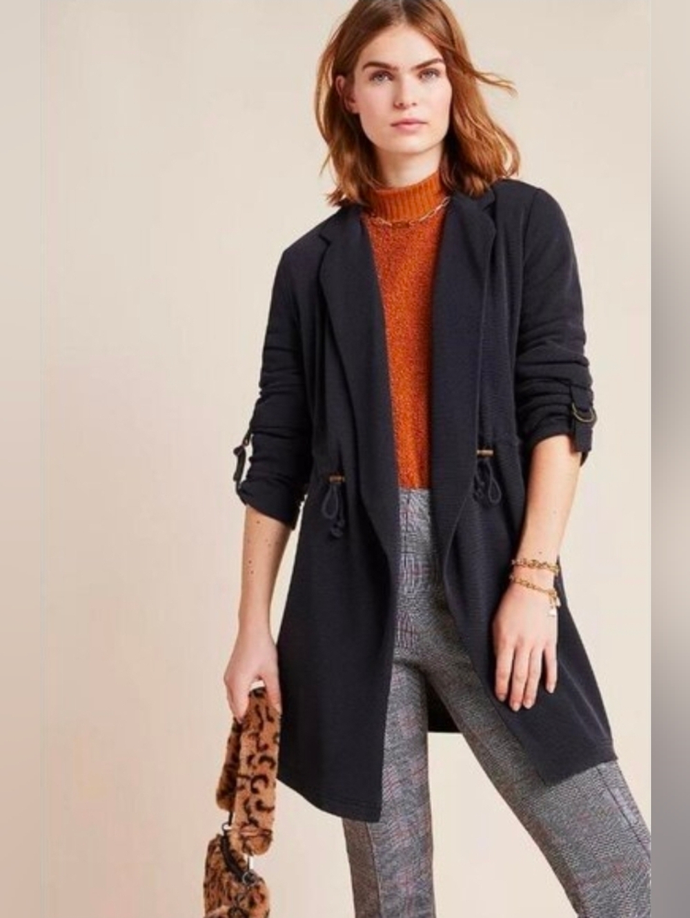 ANTHROPOLOGIE Women's Alia Draped Cardigan Size S